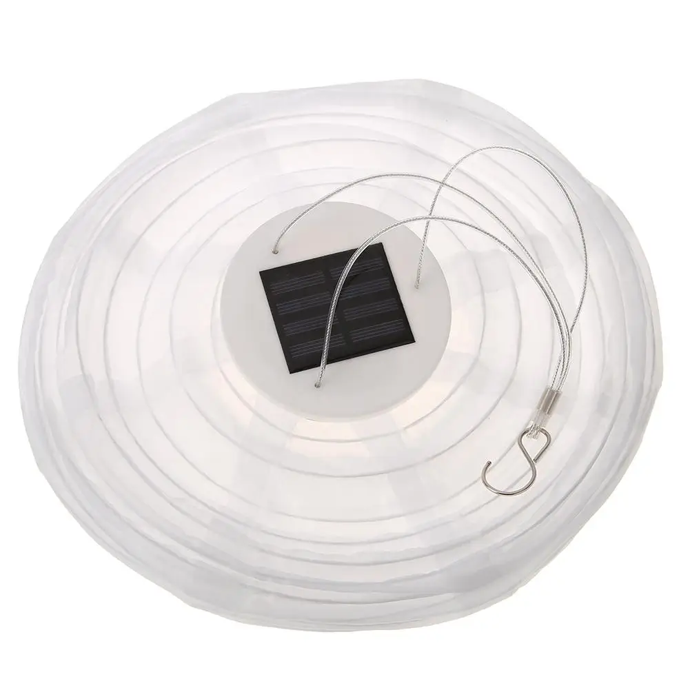 

LED Solar Light Nylon Lantern Ball Light Waterproof Outdoors Garden Yard Wedding Festival Decor Lighting Hanging Lamp