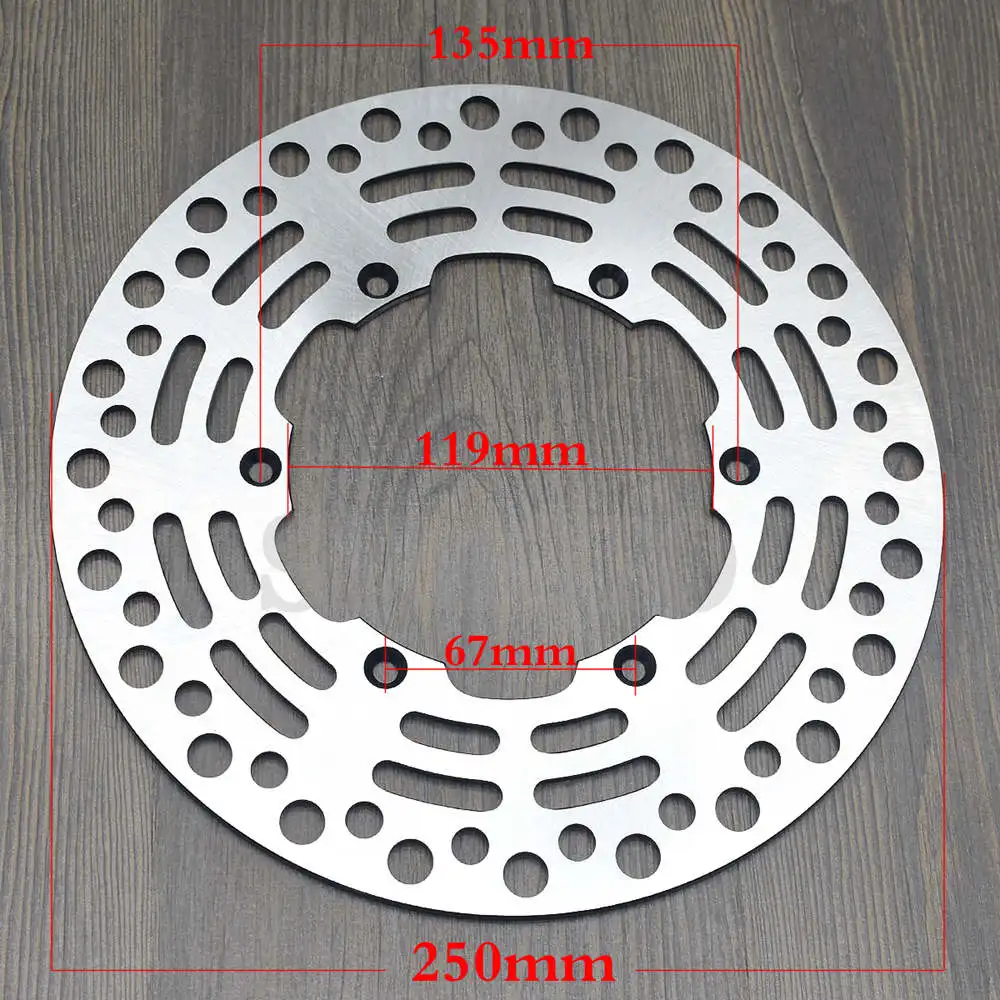Ротор дискового тормоза переднего и заднего мотоцикла для Suzuki DR 250 DR250 Dejbel (SJ45A/DOHC)
