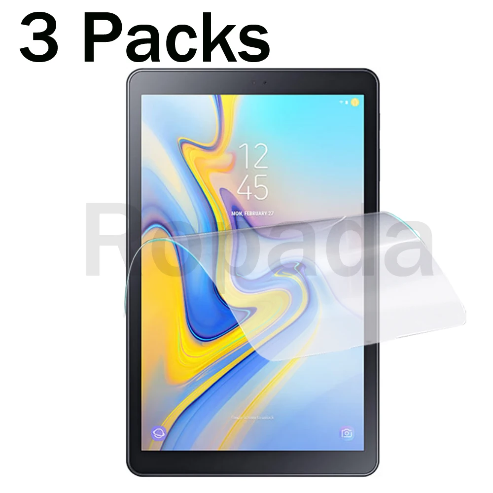 

3 Packs soft PET screen protector for Samsung galaxy tab A 10.5 SM-T590 SM-T595 protective tablet film