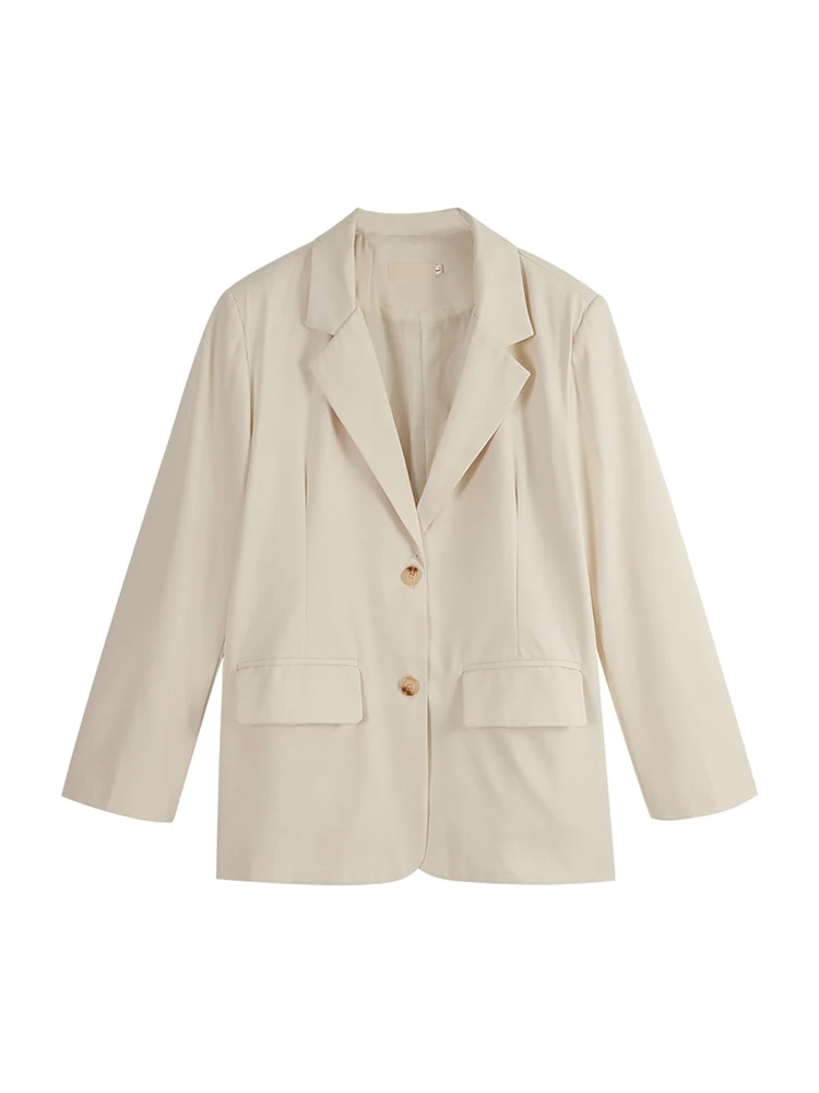 White Small Suit Jacket for Women Spring and Autumn New Small Temperament Early Autumn Women's Wear Casual Suit Top