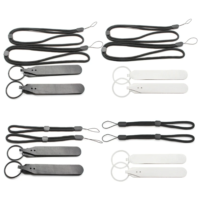 

Handle Strap and Wrist Strap Washable Handle Strap Compatible with Oculus Quest 2 VR Glasses Black White Sweat-absorbent