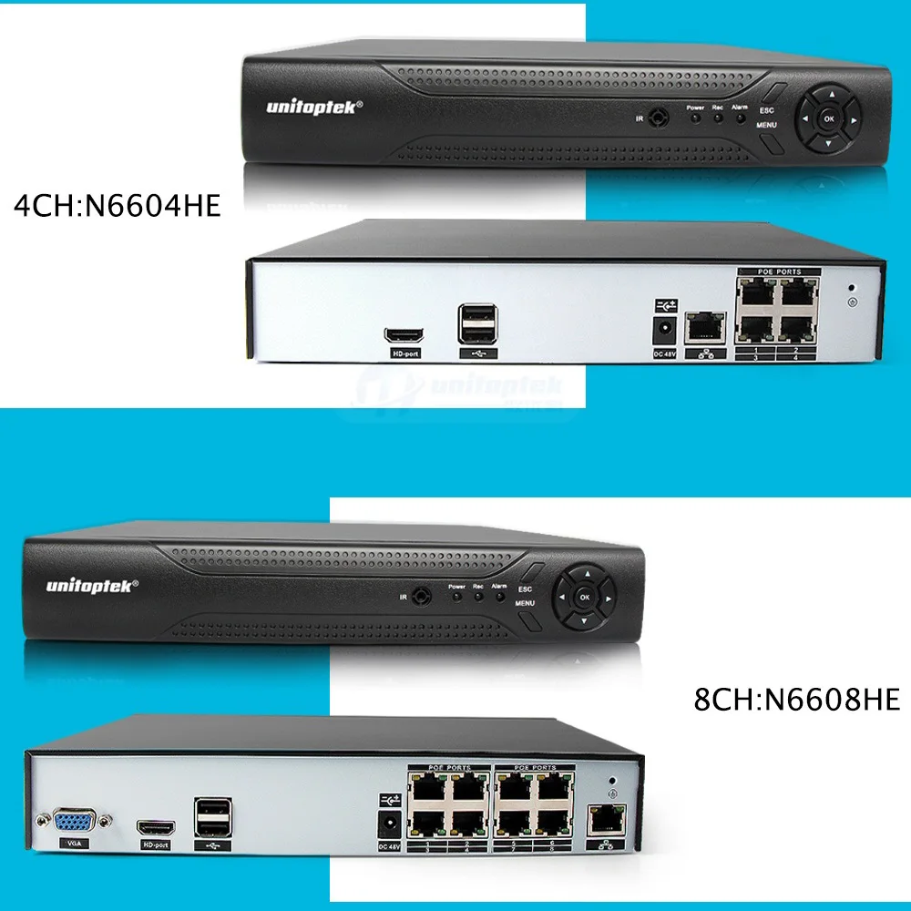 4CH 8CH 5MP CCTV NVR 48V PoE 4*5MP/8 * Мп видеонаблюдения безопасности видео рекордер ONVIF IP камера
