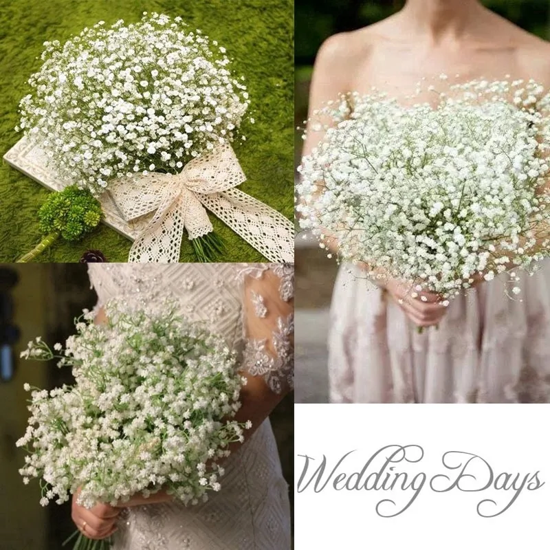 Искусственный цветок Gypsophila из ПВХ свадебные домашние декоративные