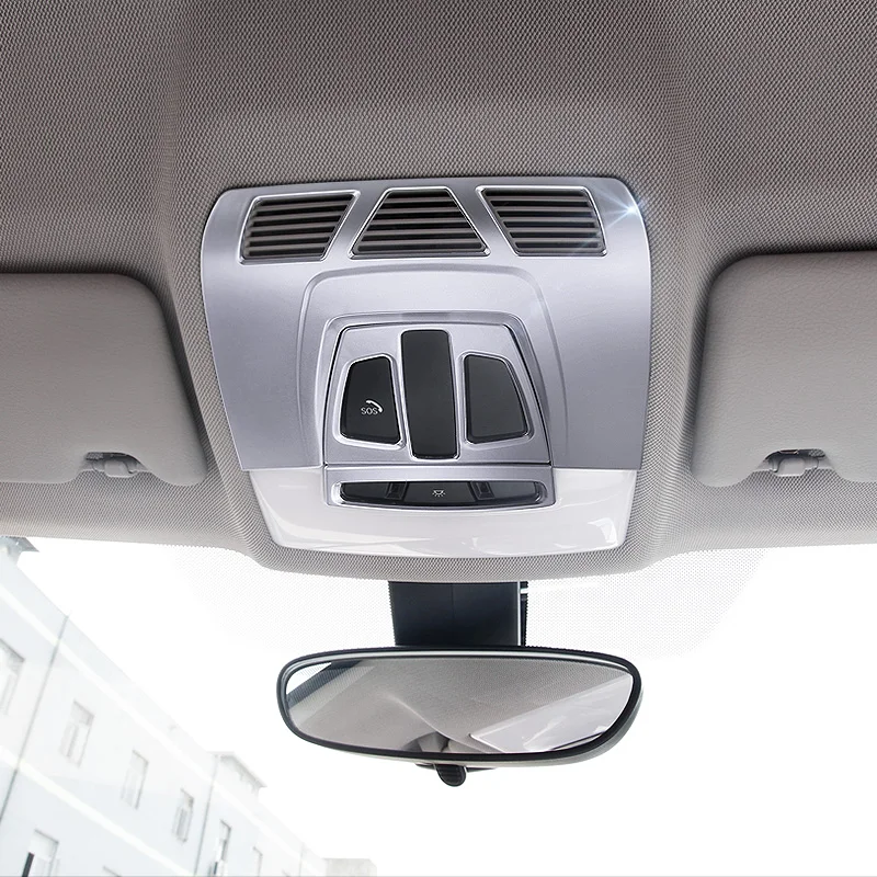 

Car-Styling Interior Front Reading Light Lamp Frame Cover Trim For BMW X1 X5 X6 F20 F21 F22 F30 F31 F32 F33 F34 F36 F48 F15 F16