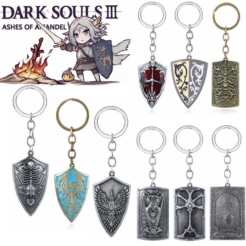 Dark Souls 3 брелок Greatsword of Artorias брелок Solaire Of Astora Sun кулон брелок для мужчин косплей ювелирные изделия