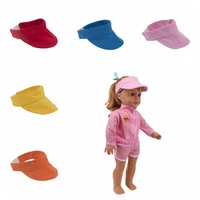 candy color baseball sport casual hat for 18 inch american doll43 cm born baby generation russian diy birthday girls gift
