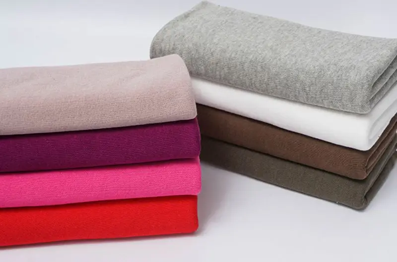 KA0032 Thin jersey cotton fabric see through for sewing cardigan for Autumn 50x150cm/piece
