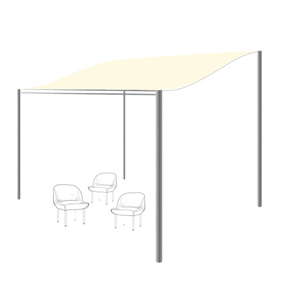 

Outdoor Patio Waterproof Awning Decking Easy Install Sun Shade Sail Sunscreen Canopy Garden Wear Resistant UV Block Backyard