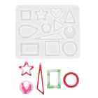 1 шт., силиконовая форма для украшений, подвесок с отверстием