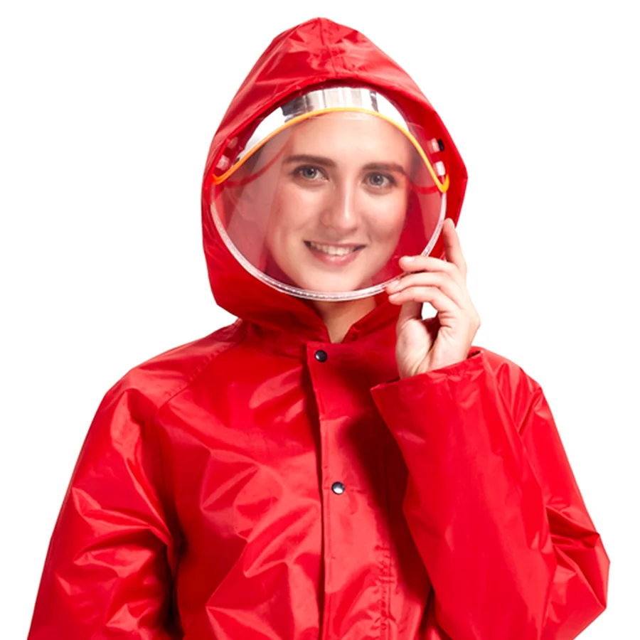 

Reflective Raincoat Cloak Rain Poncho Regenjas Impermeable Mujer Para Lluvia Rainwear Mens Rain Coats Waterproof Mask QKR288