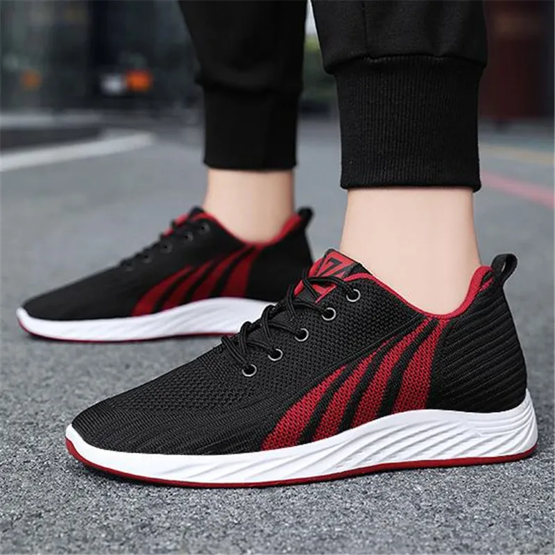 

Сетка Большой Размеры; Мужские туфли на плоской подошве повседневная обувь удобная светильник, из дышащего материала, без шнуровки; Прогуло...