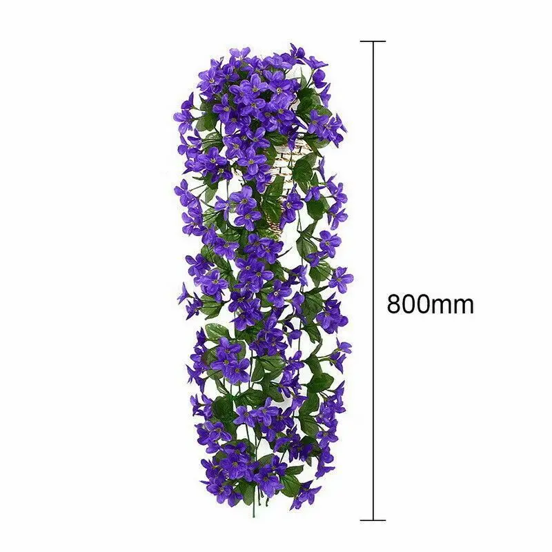 

5 Petals Orchid Fake Flower Party Decoration Simulation Artificial Flower Wedding Mother Day Garden Wall Hanging Basket Flower