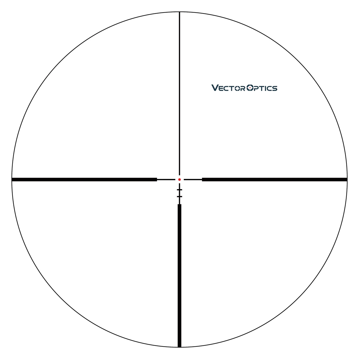 Оптический прицел Vector Optics Zalem 1 10x24 охотничий с длинным глазом 11 уровней красный