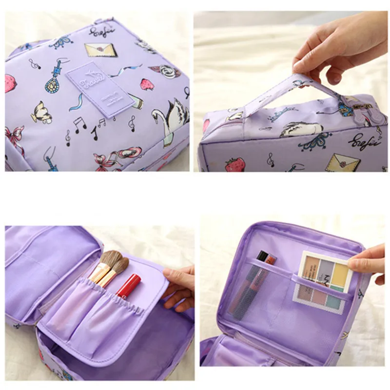 

2020 New Women Cosmetic Bag Girls Make up Organizer Cases Makeup Toiletry kit Storage Travel Necessity Beauty Vanity Wash Pouch