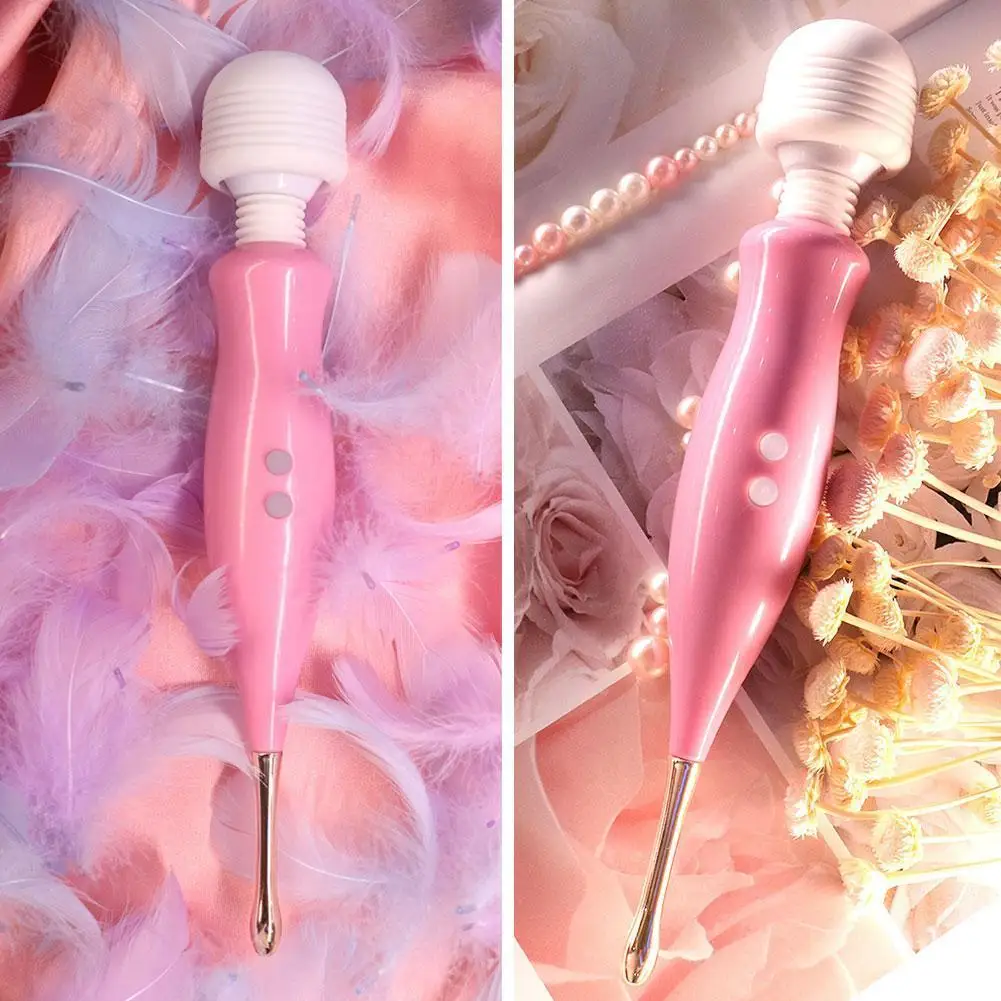 

Wand Massager Cordless Rechargeable Electric Vibrating USB Women Massage Recharg Full Body Personal Multi Speed Neck V9L1