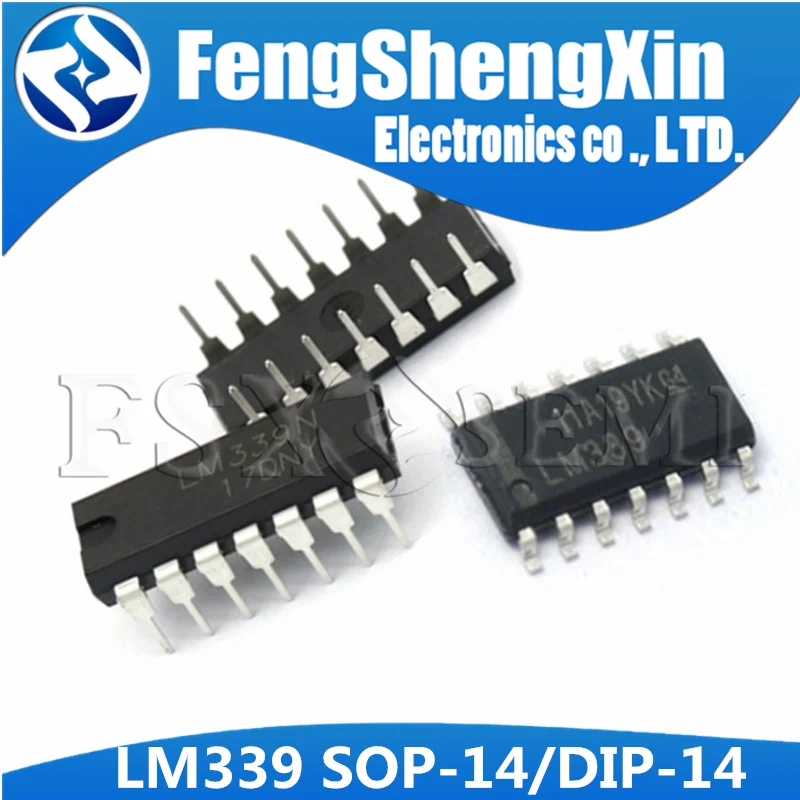 100 шт./лот LM339 LM339DR SOP-14 LM339N DIP-14 DIP одиночный поставка Quad компараторы IC | Электронные
