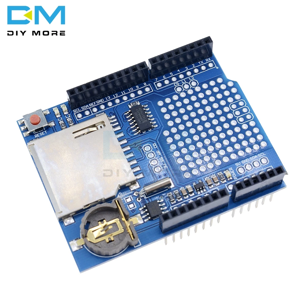 Новый регистратор данных модуль записи щит V1.0 для Arduino UNO слот sd карты одна защита