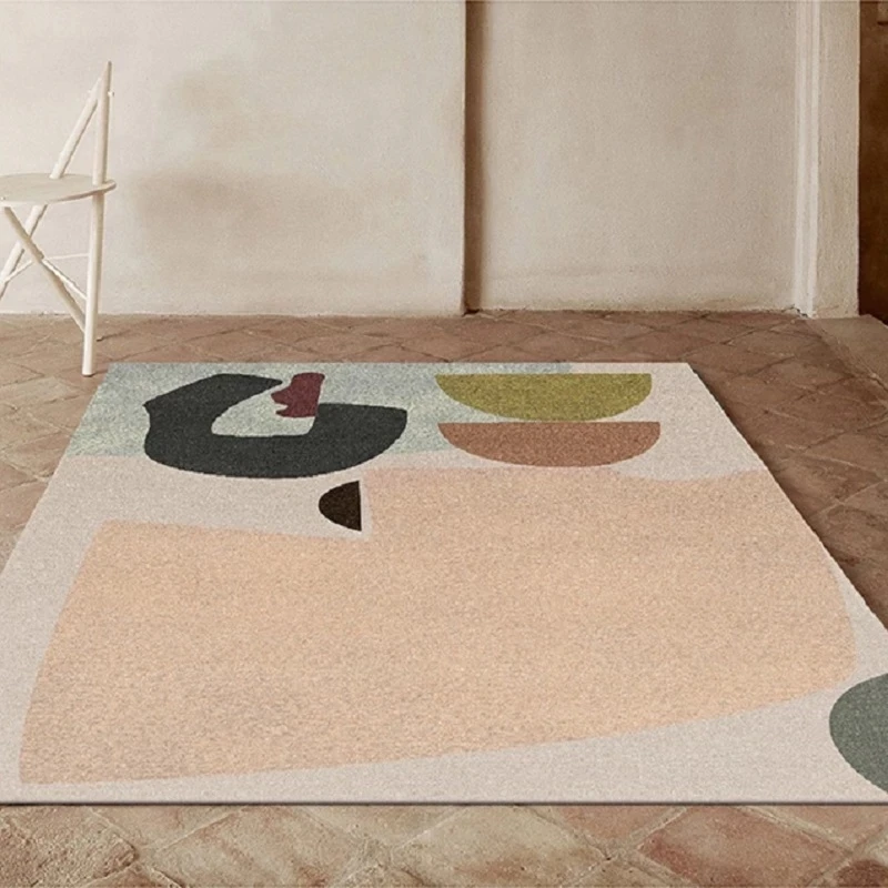Tapis-alfombras geométricas para sala de estar, manta de mesita de noche para...
