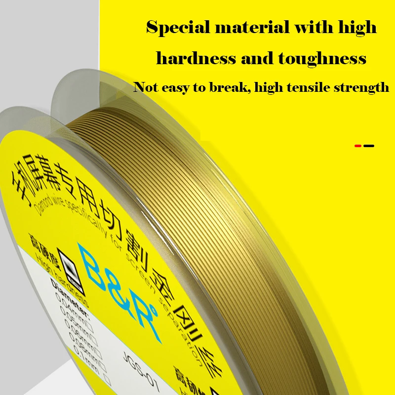 Алмазная Проволока B &amp R для резки проводов 0 04 05 06 08 1 мм 100 м высокопрочная