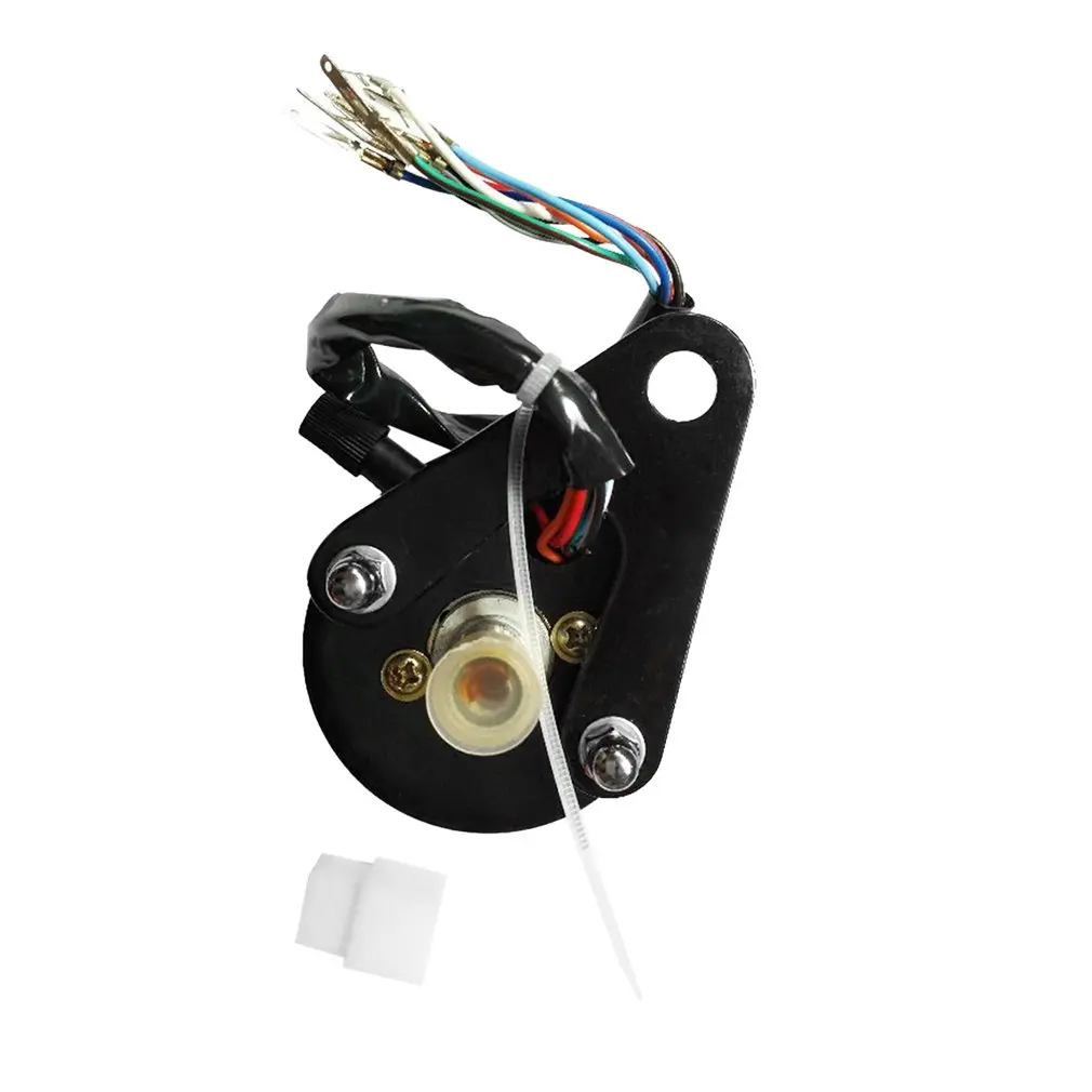 

Universal Motorcycle Speedometer Odometer Gauge Dual Speed Meter with LCD Indicator Vintage Modification Accessory