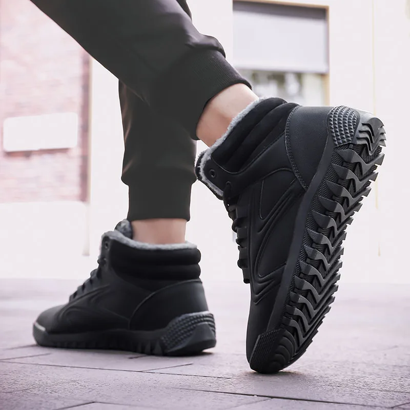 Baideng/теплые кроссовки для мужчин и женщин 38 градусов Цельсия зимняя обувь бега на