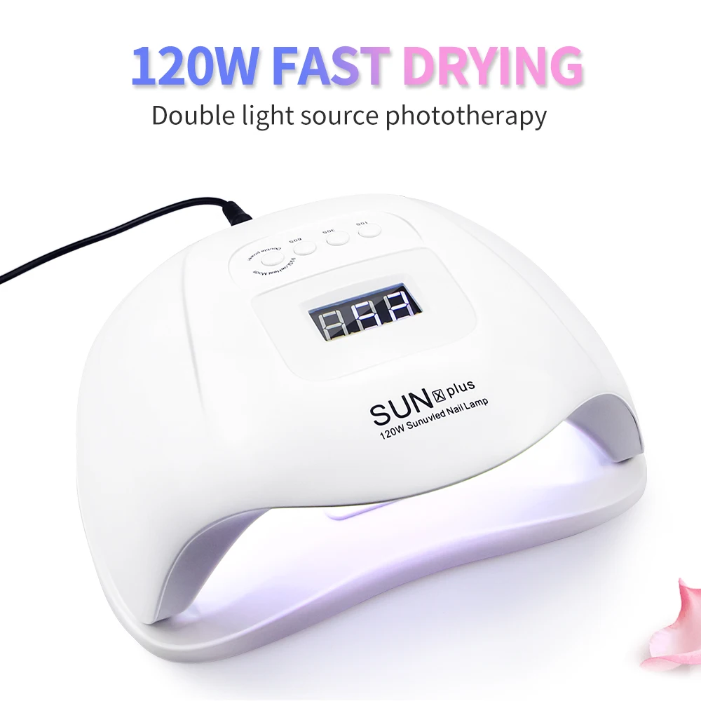 

Nail set 120W UV LED LAMP for Manicure Gel nail polish Set Kit Gel Varnish Electric Nail Drill Manicure Sets Nail Art Tools
