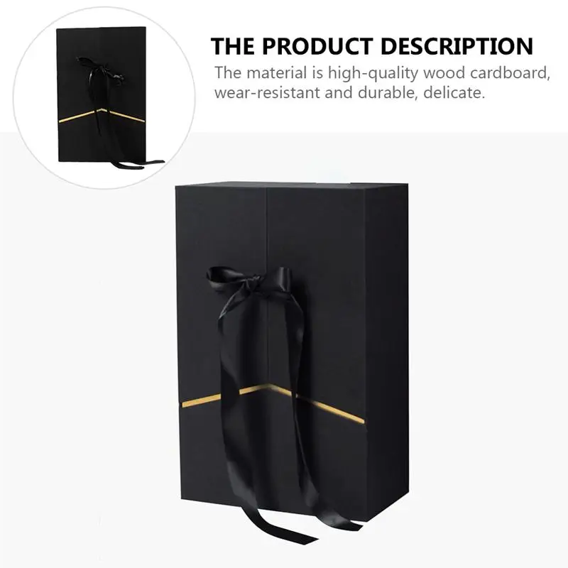 

Creative Chic Flower Box Paper Double Opening Gift Bag Rose Packaging Box