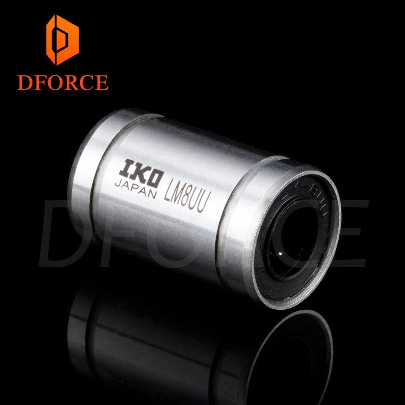 DFORCE подлинный IKO LM8UU длинный стержень вал 8X15X24 мм 3d принтер линейный подшипник для Reprap Anet A8 Prusa I3 3d принтер
