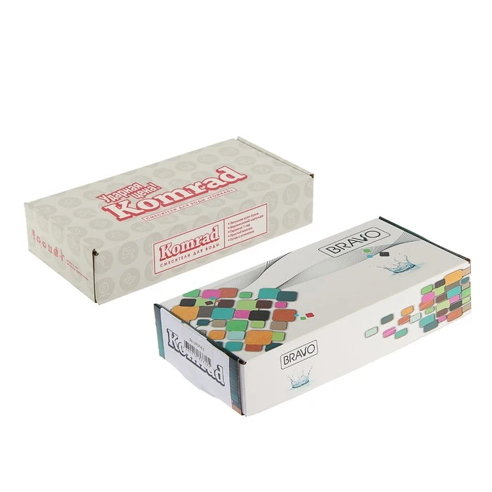 Смеситель для кухни KOMRAD/BRAVO S11-271F-K-1 двухвентильный хром 2842147