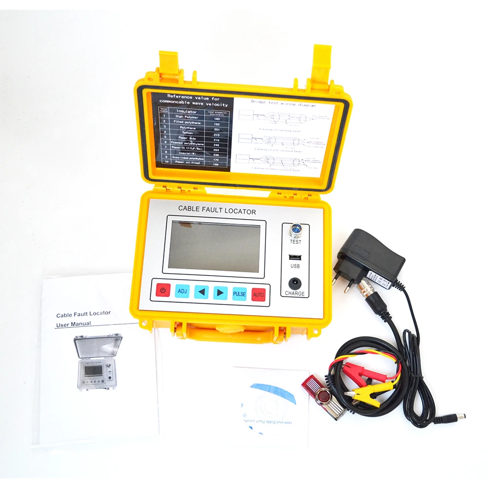 GY800 Интеллектуальный локатор ошибок кабеля портативный полевой инструмент