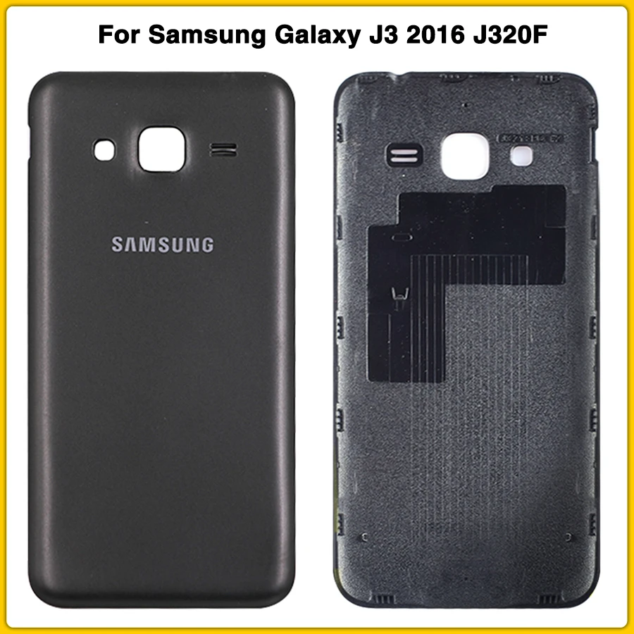 J320 задний Чехол для samsung Galaxy J3 J320F J320FD задняя крышка для батареи задняя крышка для двери