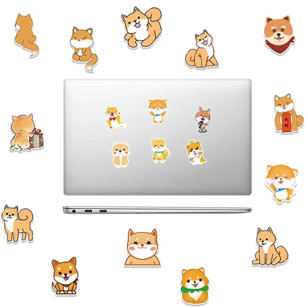 

10/30/50PCS Cartoon Shiba Inu Graffiti Stickers Hand Account Scooter Suitcase Decoration Toys Wholesale
