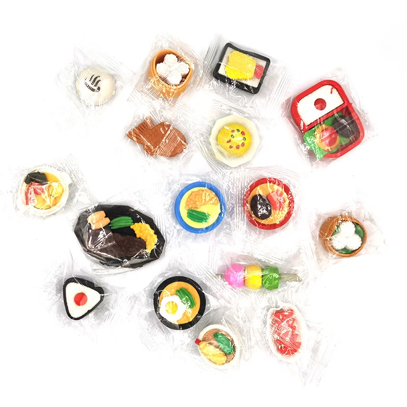 50 шт./лот ластик для еды в форме японской детей|japanese food erasers|food erasereraser erasers |