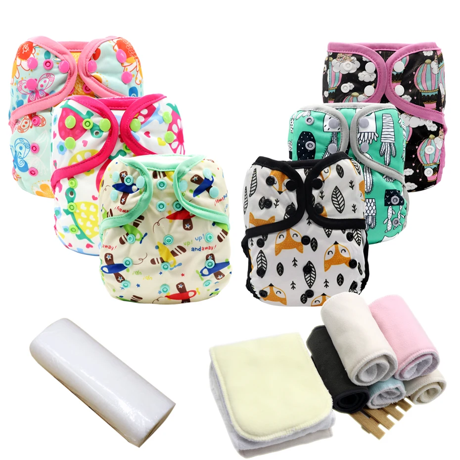 Тканевый чехол для подгузников MABOJ многоразовые подгузники один размер моющиеся