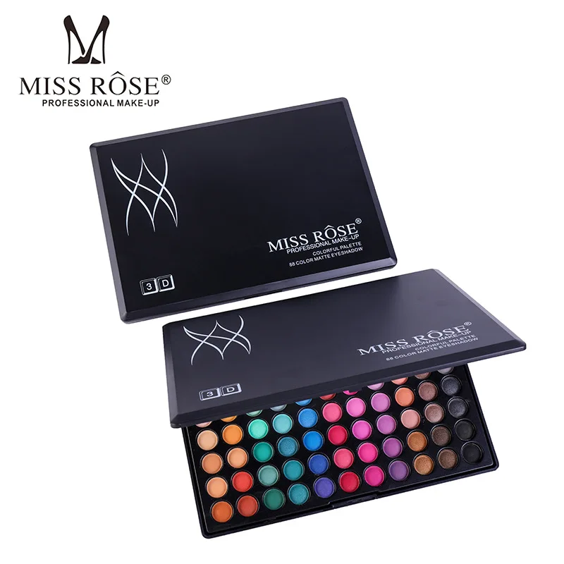 MISS ROSE 88 Color Matte Eye Shadow 2 Sets of Professional Makeup Make-up Eyeshadow Wholesale Cosmetic |