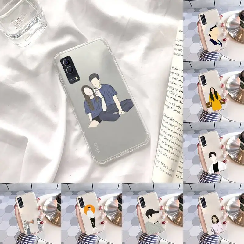 

Illustration art boy girl Phone Case Transparent For VIVO Y 97 93 85 81 75 73 71 70 69 67 66 55 53 50 52 51 30 20 19 11 S E