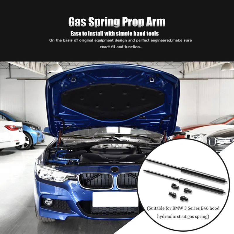 2 шт. подъемники для капота автомобиля BMW E46 323Ci 323i 325i 328i 330Ci| |