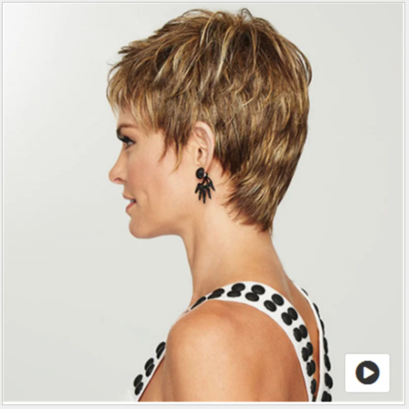 Новый европейский парик с короткими волосами из высокотемпературного шелка