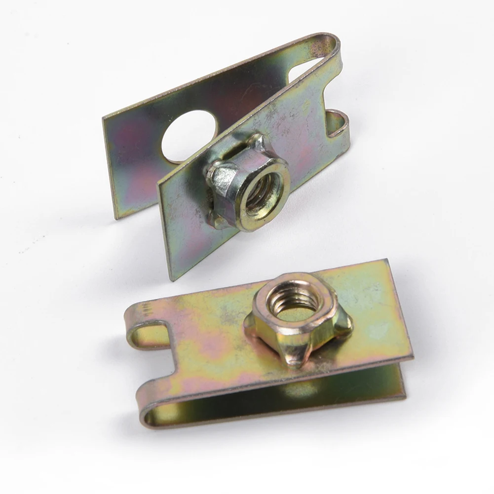 

100Pcs Clips Auto U Type Panel Metal Universal Professional Accessories