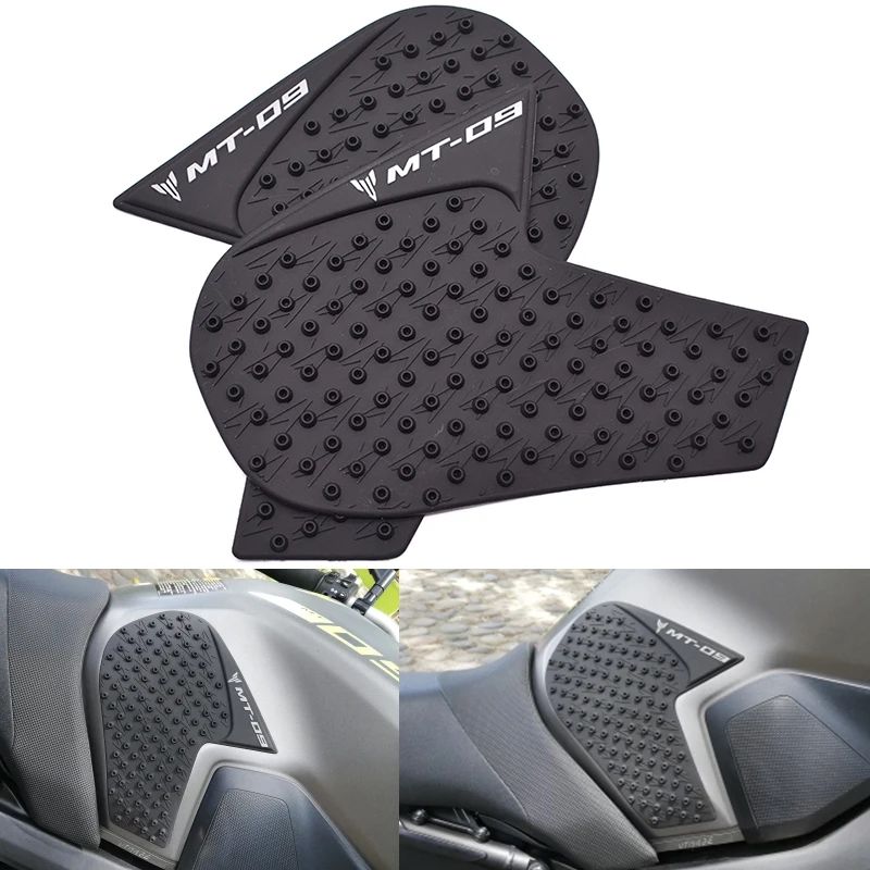 

Motorcycle MT-09 Accessories traction pad Protector Anti slip Tank Pad Sticker Kneepad Sticker For Yamaha MT-09 2014-2018