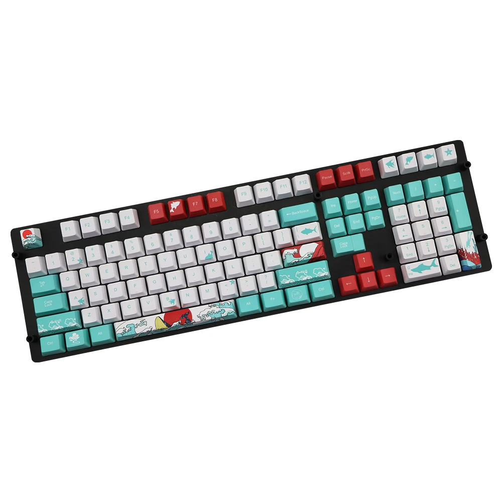 Mechanische Toetsenbord keycap Voor GH60 RK61/ALT61/Annie /poker GK61 Filco Dye sublimation pbt Keycap OEM 108 key Keycap|Клавиатуры| |
