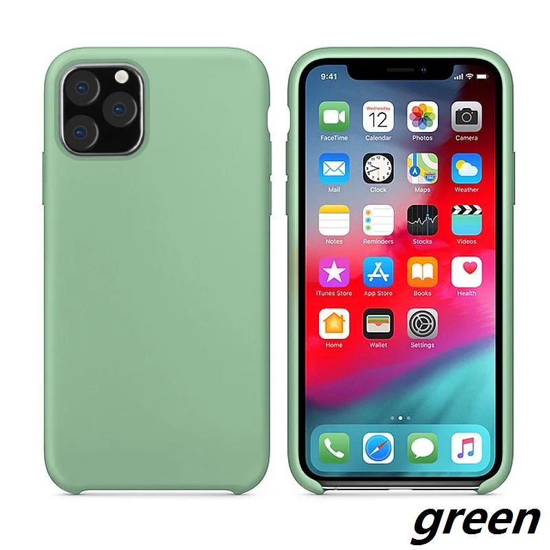 Новое поступление официальный жидкий силиконовый чехол для IPhone 11 Pro Max Мягкий силиконовый чехол из ТПУ