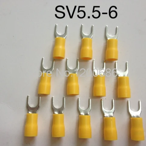 

SV5.5-6 fork cold insulated terminals U-type Y-type pressure wire terminal SV5-6
