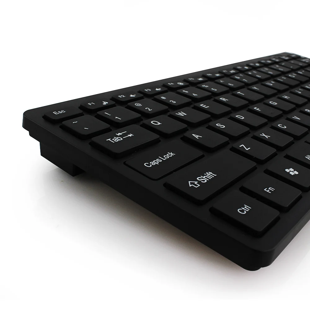Беспроводная клавиатура мышь комбо ультра тонкий Эргономичный игровой Keybord и Mause
