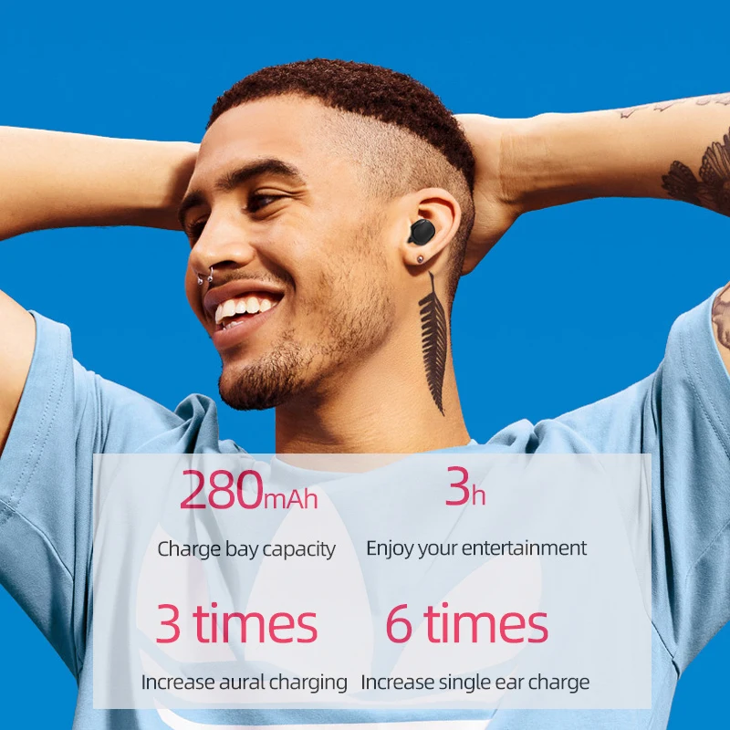 YUNAO A6S беспроводные Bluetooth наушники ln-ear мини наушники бинауральные HD наушники с микрофоном Поддержка Siri voice PK i80 i200 tws наушники