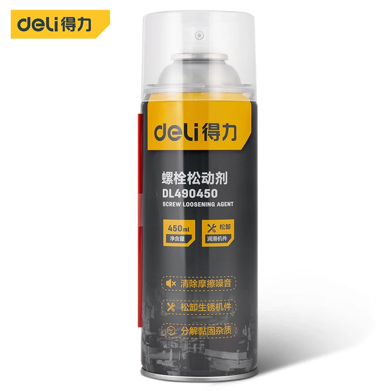 Deli 450 ml parafuso afrouxamento agente ferrugem