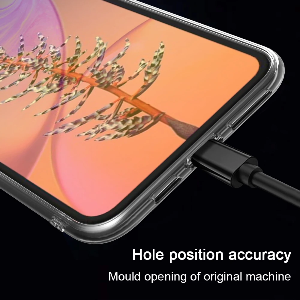 Чехол с магнитным кольцом для iPhone 11 Pro Max прозрачный чехол автомобильный