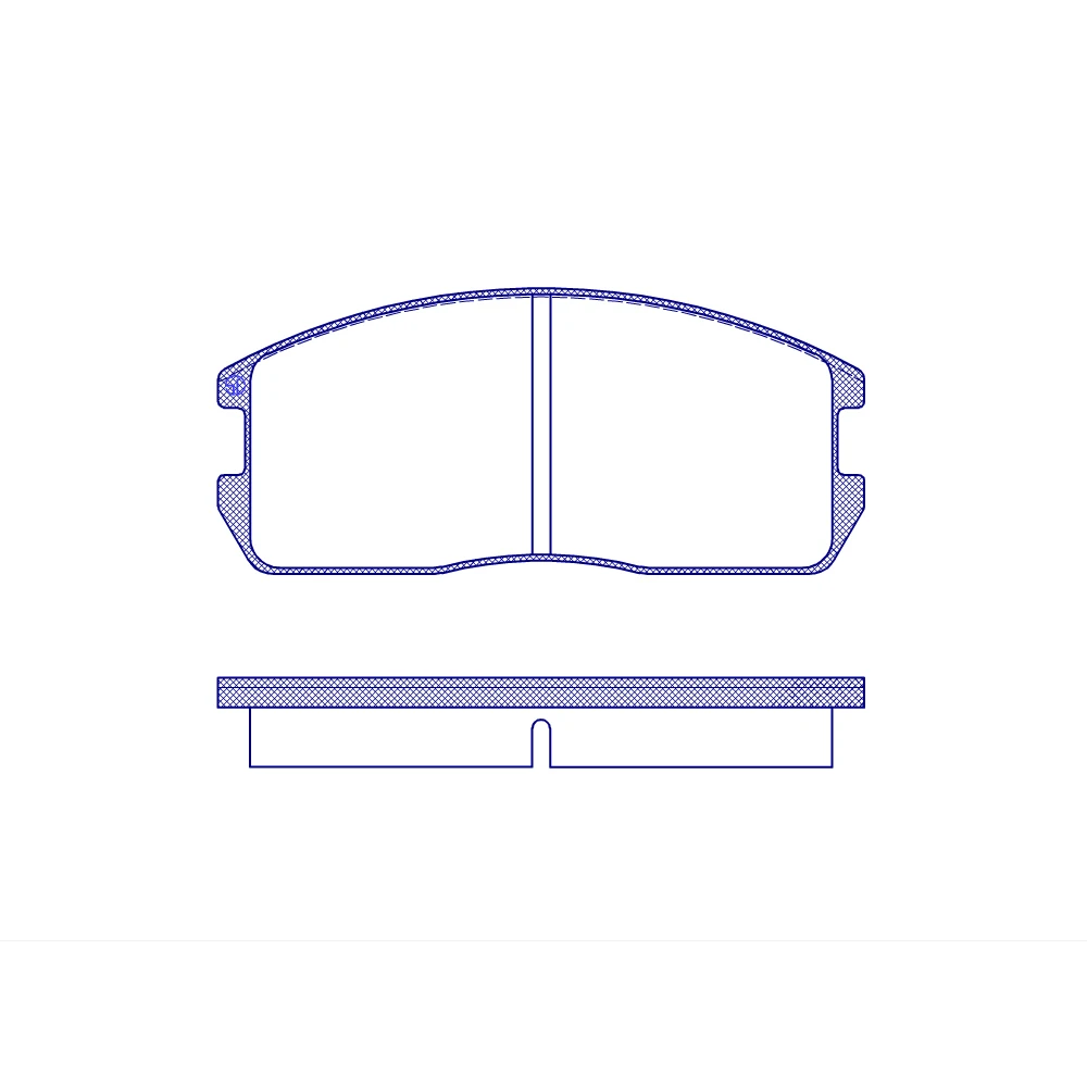 

Ceramics Brake pads for MITSUBISHI Mirage 1985-1990 car Parts Replacement MB277542 MB366969