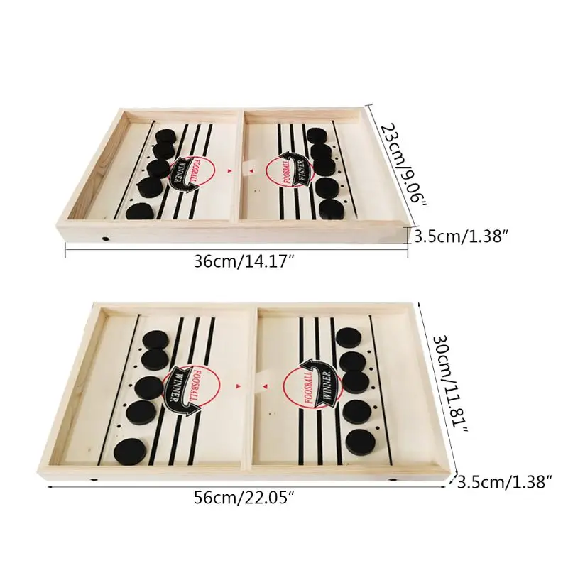 

Slingshot Table Hockey Party Game, Bouncing Chess Hockey Game, Table Desktop Battle 2 in 1 Ice Hockey Game, Winner Board