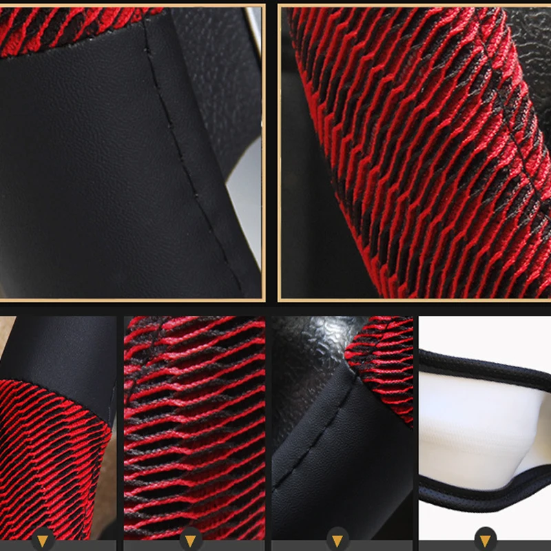 Грузовик дышащий авто чехол рулевого колеса автомобиля для 36 38 40 42 45 47 50 см